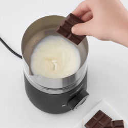 Severin 3585 Emulsionneur et mousseur de lait couvercle pour fondre le chocolat