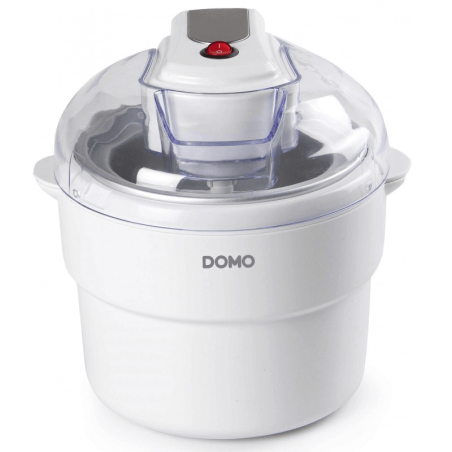 Domo sorbetière compacte DO2309I blanche avec capacité de 1 litre