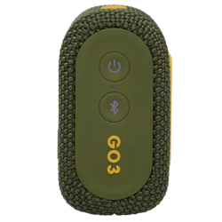 JBL GO 3 Vert garantie 2 ans boutons appairage Bluetooth et marche/ arrêt
