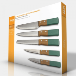 Livoo Set de 5 couteaux