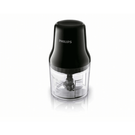 Philips Hachoir Daily noir 450W avec bol en plastique de 0,7L
