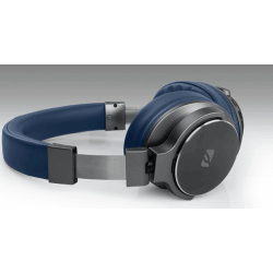 Muse Casque Audio Bluetooth M278BT Bleu avec arceau réglable et jusqu'à 30 heures d'autonomie