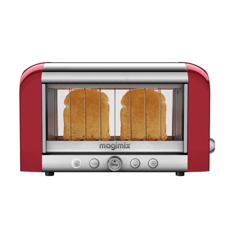 Grille-pain Magimix 11540 Toaster vision rouge 1450W