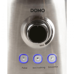 Domo DO710BL Blender avec bol en verre 1000W et 6 lames amovibles avec vitesse variable pour plus de choix de préparations