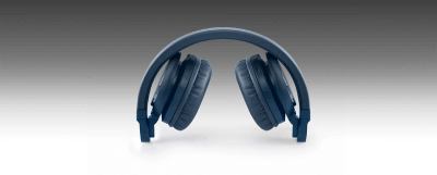 Muse M-276 BTB bleu casque audio Bluetooth avec 10 heures d'autonomie et pliable pour rangement facile