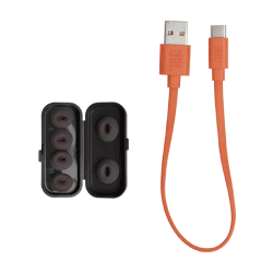 Jbl Ecouteurs Bluetooth sans fil Tune Flex avec réduction de bruit noir avec embouts et câble usb inclus