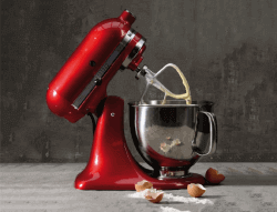 Kitchenaid robot pâtissier Artisan rouge empire 300W et bol de 4,8L 5KSM125EER