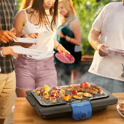 Moulinex Barbecue de table Accessimo 2100W avec bac récupérateur idéal pour les viandes