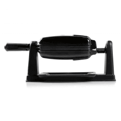 Domo DO9224W Gaufrier Rotatif à 180° puissance de 1000W noir avec poignée cool touch pour une meilleure sécurité