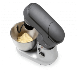 Robot de cuisine 4,5L 1000W Domo DO9182KR Bol en Acier inoxydable et mouvement planétaire pour mélanger facilement vos préparations